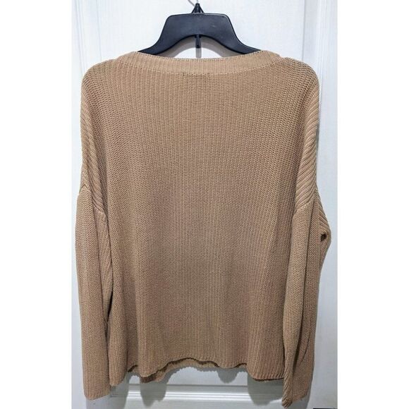 Vici | Rib knit cotton sweater with crochet - Picture 5 of 10